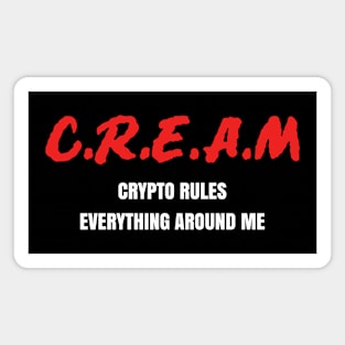 Crypto Cream Magnet